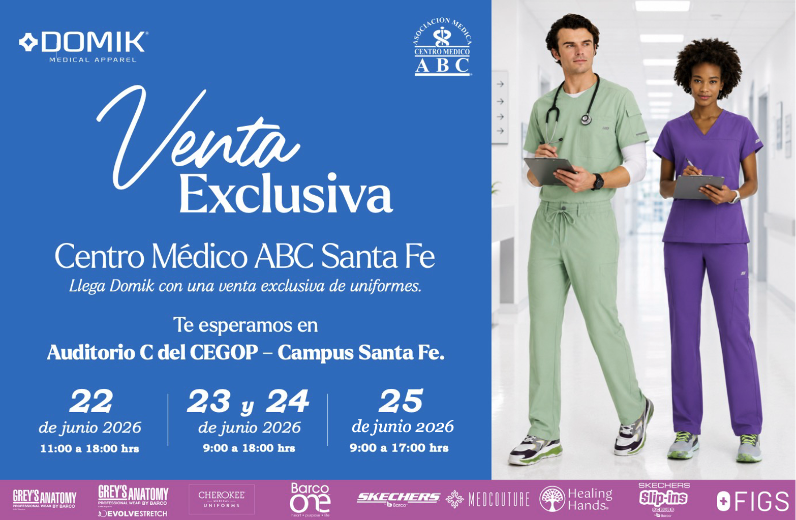 Venta exclusiva de uniformes CMABC Santa Fe