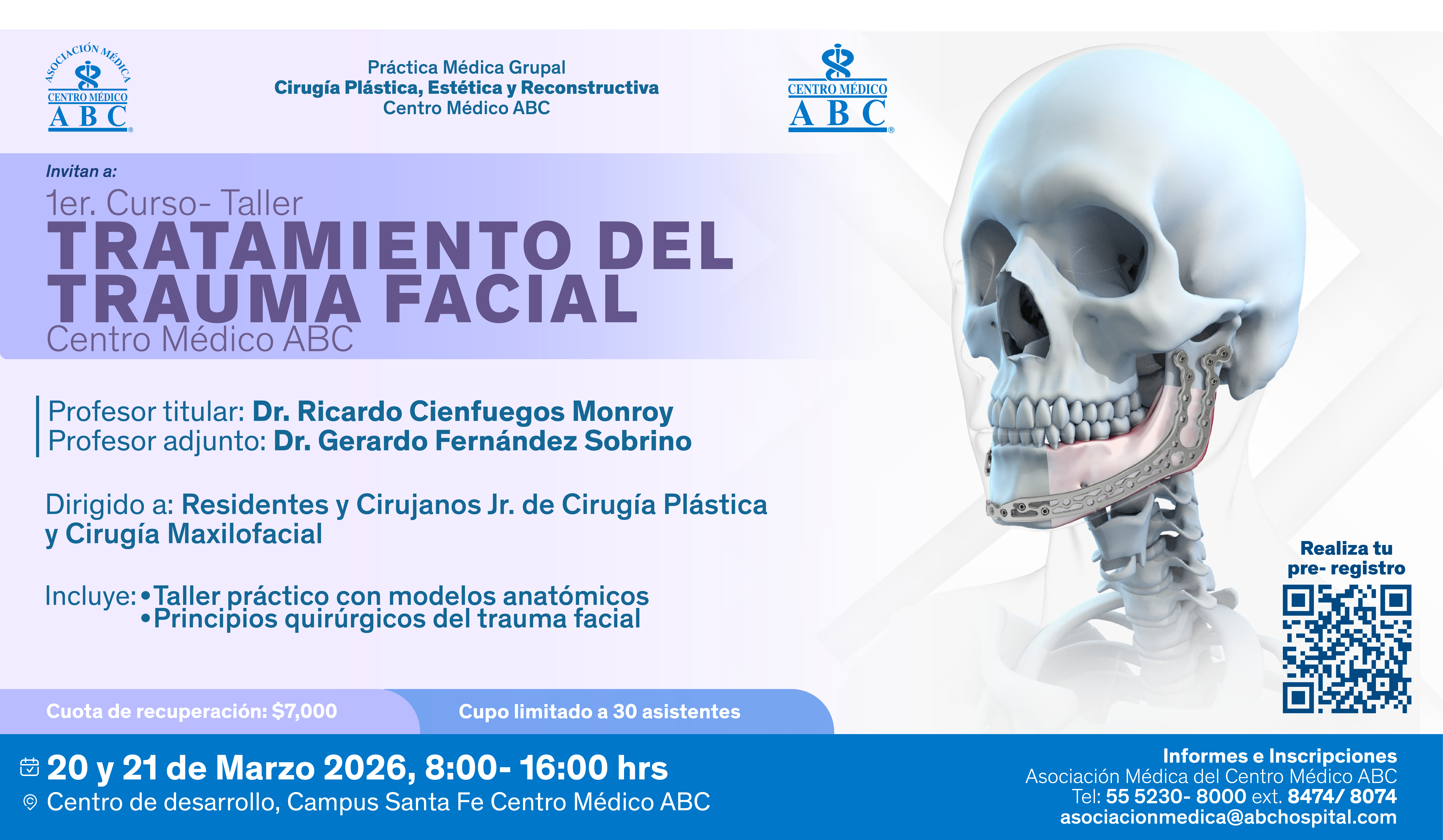 1 er Curso- taller: Tratamiento del Trauma Facial 