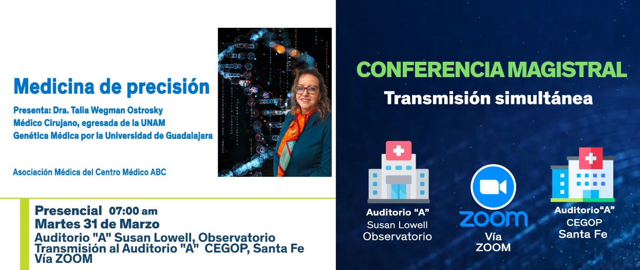 Conferencia Magistral | 31 de Marzo 