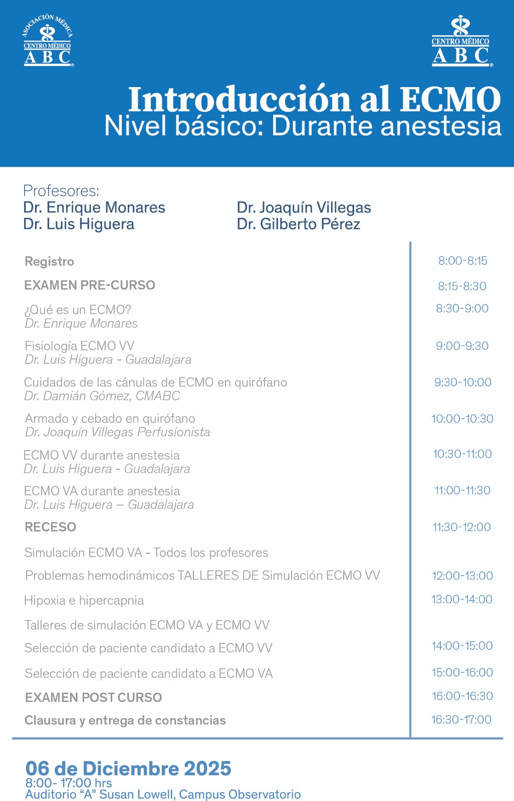 Introducción al ECMO. Nivel básico durante anestesia